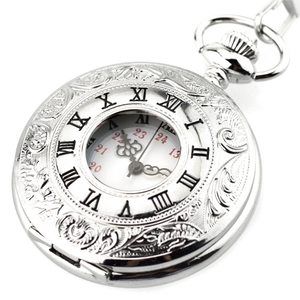 Homme montre de poche Vintage chiffres romains montre à Quartz <span class=keywords><strong>horloge</strong></span> avec chaîne Antique bijoux pendentif collier cadeaux pour le père 1896 - Product Image 6