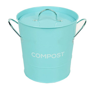Su misura colorato in metallo zincato cucina Compost secchio carbone di carbone di stoccaggio spazzatura Compost bidone di stoccaggio Compost secchio - Product Image 6