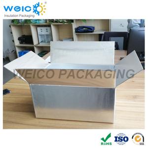 Industrielle Aluminiumfolie Thermisch Isolierte Box-Auskleidung für Gefrorene Kaltspeisen-Versand - Product Image 4