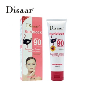 impermeable Spf 90 hipoalergénico Facial bloqueador solar Natural crema de protección solar para la piel sensible cara - Product Image 2