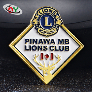 2018 venta directa de fábrica promocional diseño solapa placa de metal - Product Image 1