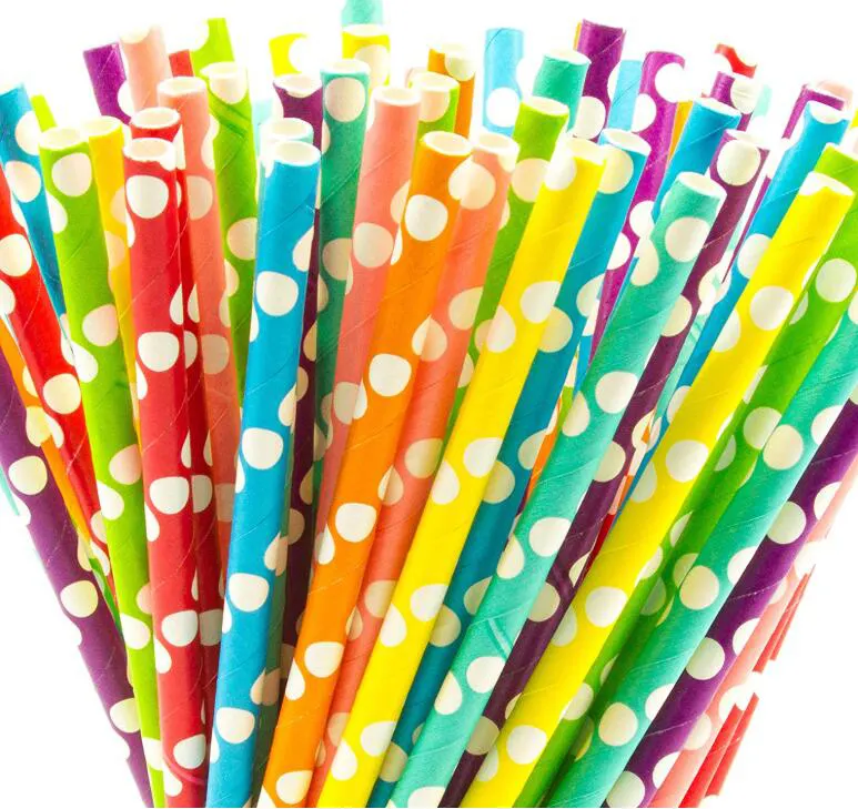 Factory price Eco friendly material victory paper straws for party with good quality