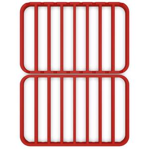 Silicone Roasting <strong>Rack</strong> Heavy Duty Cooling and Baking <strong>Rack</strong> Fits Jelly Roll Sheet Pan <strong>Oven</strong> Safe Roast <strong>Rack</strong> <strong>Wire</strong> Grid for Cooking - Product Image 1