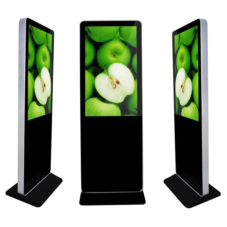 43 inch winkelcentrum youtube bekeken LED verticale LCD digital signage display kiosk