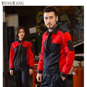 TONGYANG — uniforme <span class=keywords><strong>pour</strong></span> hommes et femmes, <span class=keywords><strong>salopette</strong></span> à manches longues, en tissu de protection <span class=keywords><strong>pour</strong></span> le travail réparateur Machine réparation soudage, réparation automobile - Product Image 6