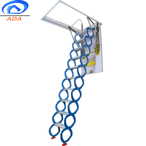 Populaire Pliant En Aluminium Coulissantes Échelles <span class=keywords><strong>de</strong></span> <span class=keywords><strong>Grenier</strong></span> - Product Image 2