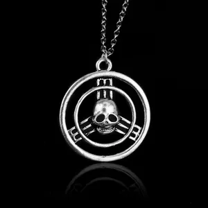 Mad Max Fury Road War Immortan Joe Burning Skull Faction Hollow Logo Pendant Necklace Men Jewelry