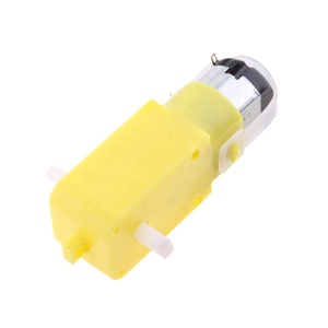 Smart Car Verlangsamungs-DC-TT-Motor + Stützräder für Smart Car Roboter Kunststoffreifen Rad DC 3-6V Getriebemotor DIY-Kit - Product Image 4