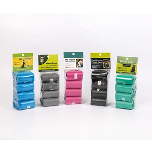 Sac de merde de chien déchets sac en stock produit en gros pour animalerie - Product Image 1