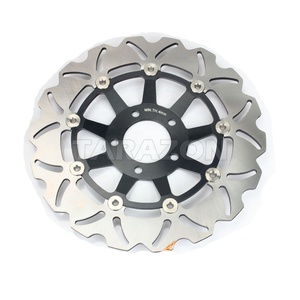 China CNC machined front floating brake disc for <span class=keywords><strong>Suzuki</strong></span> GS F 500CC - Product Image 1