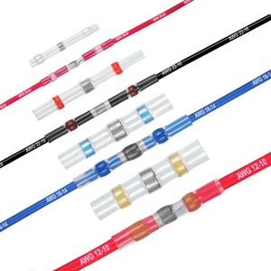 CNBX Kabel Solder Otomotif, Kit Gabungan Konektor Pantat Segel Solder Menyusut Panas Electrica Otomotif Warna Tahan Air 100 Buah - Product Image 4