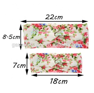 Conjunto de diadema para madre <span class=keywords><strong>y</strong></span> niña, diadema trenzada con lazo Floral, <span class=keywords><strong>turbante</strong></span>, envoltura para la cabeza, accesorios para el cabello - Product Image 5