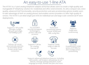 Grandstream ht701 Analog điện thoại <span class=keywords><strong>Adapter</strong></span> 1fxs cổng SIP <span class=keywords><strong>Adapter</strong></span> tốt nhất giá rẻ VoIP Gateway cho <span class=keywords><strong>ip</strong></span> Mạng hotsell kho - Product Image 6