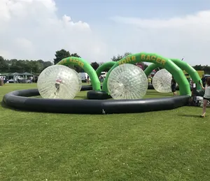 2024セール割引15% アウトドアゲームZorbRacer大型インフレートレーストラックforzorb ball games top saler