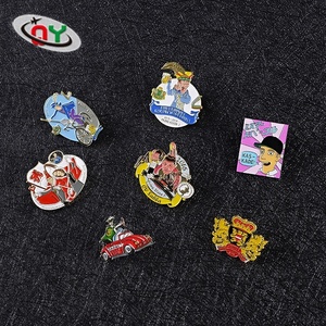 2018 Factory custom 3 mt metall revers pins abzeichen mit fabrik preis - Product Image 1
