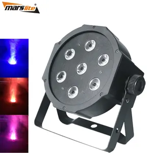 Guangzhou Stage Light Ce & Rohs 7X10W Rgbw Mini Led Flat Par Kan Licht Met MDX152