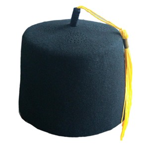 Feltro di lana berretto da Preghiera <span class=keywords><strong>turco</strong></span> Stile Pakistani Topi costume made nero <span class=keywords><strong>fez</strong></span> cap - Product Image 3
