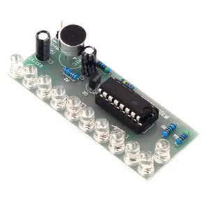 语音激活 LED 水灯套件 CD4017 灯笼控制乐趣电子生产教学培训 Diy 电子套件模块
