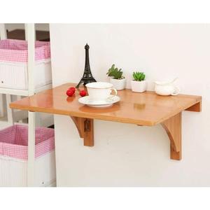 Bamboo <strong>Wall</strong> <strong>Mounted</strong> Folding Kitchen Dining Multi-use Laptop <strong>Desk</strong> - Product Image 2