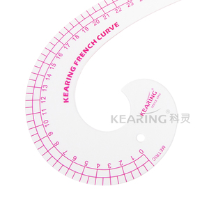 Kearing Thương Hiệu Sandwich Dòng In Ấn 32Cm Nhựa Thiết Kế Thời Trang Đường Viền Cổ Pháp Đường Cong Cai Trị #6032 - Product Image 5