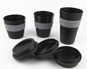 ถ้วยกาแฟ 12 oz ถ้วย - สีดำ - Product Image 2