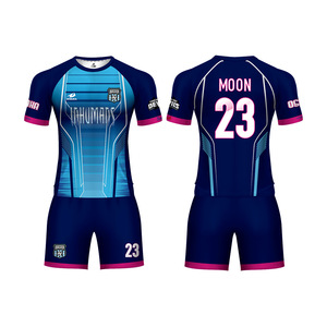 Alta calidad conjunto completo Jersey de fútbol rápido seco sublimado tela ropa de fútbol profesional 3D uniforme de fútbol - Product Image 4