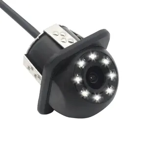 רכב הפוך מבט מצלמה עם 8 LED HD עמיד למים חניה קו DC 12V CCD וידאו גיבוי תמונה מצלמה