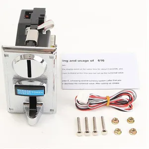 616 Multi Coin Acceptor Manufacturer Wholesale Price Electronic Multi Coin CPU Coin Selector Acceptor