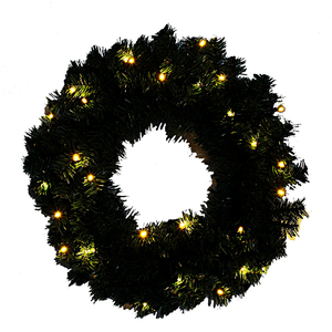 Top quality Christmas wreath with Led lights Christmas garland for entrance door - Product Image 4