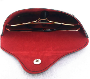 Kustom Logo klasik tombol hitam kacamata <span class=keywords><strong>Pilot</strong></span> dengan PU kulit kasus dan timbul kertas lembut kotak penyimpanan untuk kacamata - Product Image 6