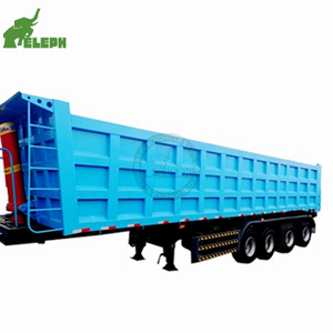 Rimorchio da carico Multi assi 100 tonnellate <span class=keywords><strong>Heavy</strong></span> <span class=keywords><strong>Duty</strong></span> 6 assi ribaltabile rimorchio ribaltabile semirimorchio ribaltabile