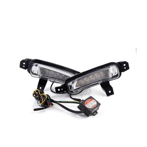 Luz antiniebla DRL para coche, luz LED de circulación diurna para <span class=keywords><strong>Suzuki</strong></span> <span class=keywords><strong>Vitara</strong></span> 2015 2016 2017 <span class=keywords><strong>2018</strong></span>, función de señal de giro, impermeable, ABS 12V - Product Image 6