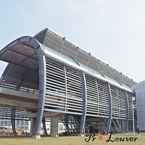 Leviers de soleil à led fixe avec lames aérochange de grande taille, perman solaire en <span class=keywords><strong>aluminium</strong></span> pour le pliage et le pliage - Product Image 2