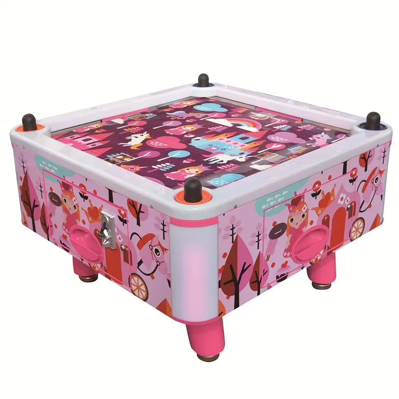 Hotselling Pink Princess Hockey Table Arcade Screen Coin Operated Kids Hockey Game Machine For Sale