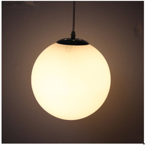 Lampes suspendues en <span class=keywords><strong>verre</strong></span> sphérique fantaisie pour chambre à coucher intérieure, <span class=keywords><strong>luminaire</strong></span> décoratif LED en <span class=keywords><strong>verre</strong></span> sphérique blanc - Product Image 6