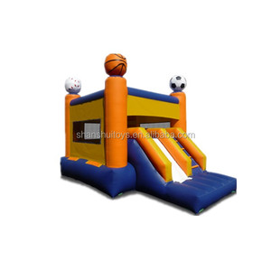 Ad Petit château gonflable d'extérieur avec toboggan pour enfants avec toboggan à <span class=keywords><strong>vendre</strong></span> - Product Image 1