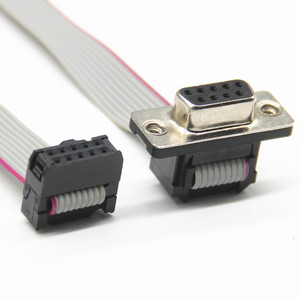 20 pin IDC a <span class=keywords><strong>VGA</strong></span> macho conector de <span class=keywords><strong>cable</strong></span> plano - Product Image 4