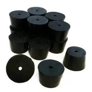 One hole rubber stopper and plug