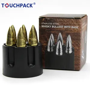 Stainless Steel Bullet Shaped Ice Cubes Chilling Rocks Bullet eiswürfel Wine Chiller