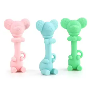FREE SAMPLE 3D Bear Silicone baby teether Giveaway Gift For Baby Shower Gift New Mom Gift