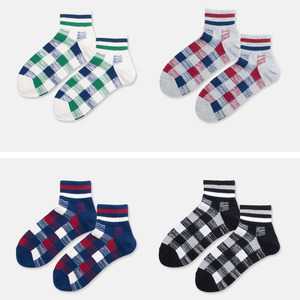 Design de mode Coton <span class=keywords><strong>Homme</strong></span> <span class=keywords><strong>Treillis</strong></span> Chaussettes Robe Coton Personnalisé Chaussettes En Gros De La Chine Usine - Product Image 4