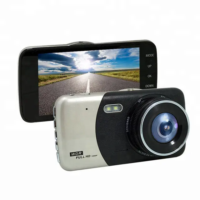 Double caméra de tableau de bord 1080P manuel, dashcam, parc automobile, HD DVR