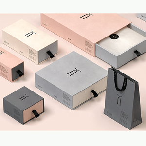 <strong>Personalised</strong> Eco Custom logo Printed Hard Rigid Cardboard Sliding Jewelry Packaging Sliding <strong>Gift</strong> <strong>Box</strong> Luxury Paper Drawer <strong>Box</strong> - Product Image 1