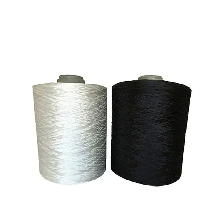 6 ~ 8d Sản Xuất 100% Polyester Độ Bền Cao Da May Acetate Linen Filament Sợi