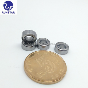 Haute précision 4*7*2.5mm Miniature roulement à billes en acier inoxydable rainure profonde petit essieu portant Cage en acier SMR74ZZ Type scellé ZZ