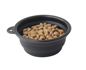 Tragbare zusammen klappbare Haustier Katze Hundefutter Faltbare Silikon hunde Reise Trinkschale Wasser und Futter Feeder Bowl - Product Image 1