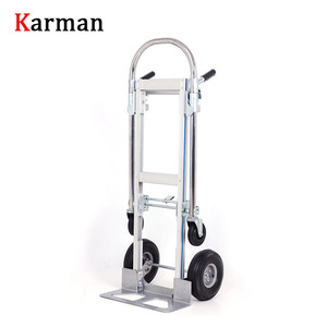Carretilla de Mano de Aluminio HT1813, Carretilla de Plataforma Plegable de Cuatro Ruedas con Opciones de Personalización OEM - Product Image 4