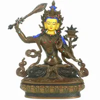 تمثال عتيق منحوت دينيًا بهيكل بوذا منحوت يدويًا تمثال بوذي برونز ببوذا