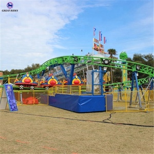 Parque de Atracciones paseos <span class=keywords><strong>en</strong></span> familia de juegos de 5 coches 20 asientos Caracol girando mini montaña rusa para la <span class=keywords><strong>venta</strong></span> - Product Image 2