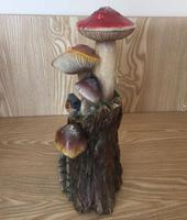 Lampe solaire LED en résine étanche faite à la main en forme de maison champignon, lumière de jardin extérieure, veilleuse écologique, décoration de pelouse Art Déco